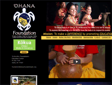 Tablet Screenshot of ohanafoundationpdx.org